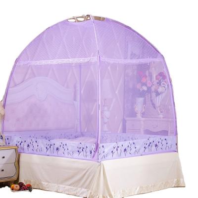 China Single Folded Summer Mosquito Repellent Zipper Yurt Mosquito Net for sale