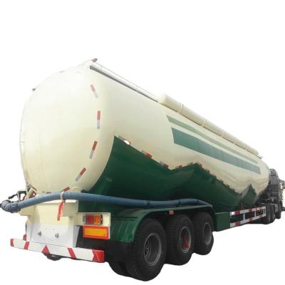 China Selling best semi truck trailer tri axle cement bulker truck powder tank trailer for sale for sale