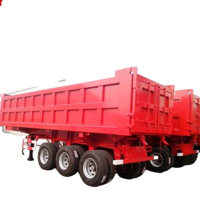 China Truck Trailer 7x14 Dump Truck Side Tipper Dump Trailer Equipment Trailers For Sale for sale