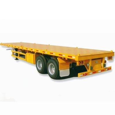 China Truck Trailer Heavy Duty Flatbed Trailer 6x4 4x4 8x8 BPW 50 60 Ton Equipment Trailers 48 Axle For Sale for sale