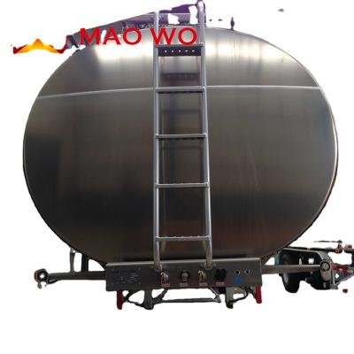 China New 45000 Liters Truck Trailer Stainless Steel Gasoline Oil Tank Semi Trailer Or LPG Truck Trailer For Sale for sale