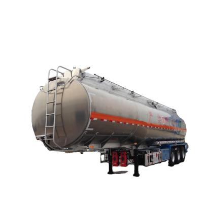 China 20-50M3 stainless steel milk food trailer truck transport tank liquid car trailers semi truck for sale for sale