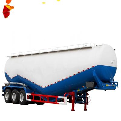 China Truck trailer 3 axle new 50 tons powder cement tanker and cement tank semi trailer for sale for sale