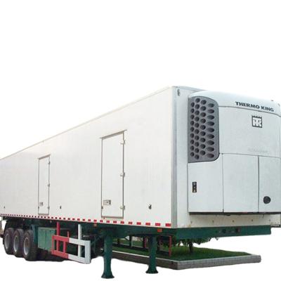 China Truck Trailer Refrigerated Truck Reefer Food Cart Fruit Food Gather Refrigerators Camper Trailers For Sale for sale