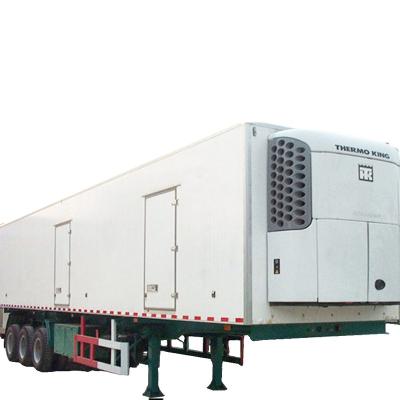 China Truck Trailer China 3 axles enclosed reefer trailer cold storage trucks for sale for sale