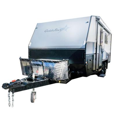 China Travel trailer hot sale multi terrain rv camper trailer caravans for sale for sale