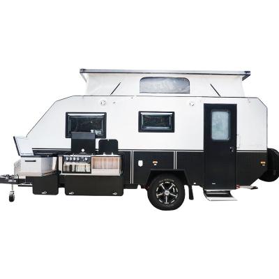 China Australian Standard Camping Travel Trailer Noise Caravan Trailer Top Camper for sale