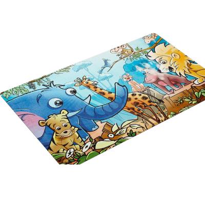 China Adhesive-Protective Cute Animals Set Mats Comfortable Rubber Carpet Mat Hotel&Home Non-Slip Shoes Welcome Mat Printed Mats 100% Eco Friendly for sale