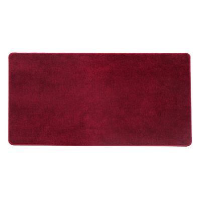 China 2020 Sustainable New Style Water Absorb Non Slip Microfiber Bathroom Mat Household Bathroom Mat Red for sale