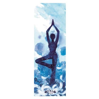 China Custom zenergy Adhesive-protective natural polyurethane nbr folding foldable yoga mat for sale