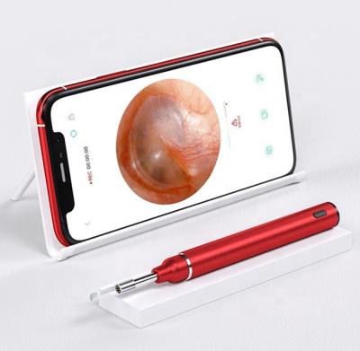 China New technology 5 megapixel HD wifi ear silica gel smart clean ear spoon video ear scoop with endoscope kids ear care device for sale