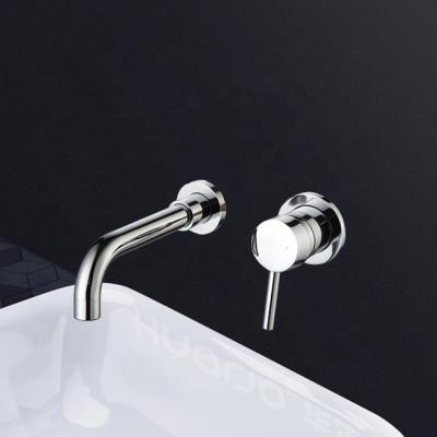 China Factory Wholesale Customized Artisan Gold Color Bathroom Bathtub Faucet Sensor Basin Water Tap Wall Mounted Faucet For Bathroom for sale