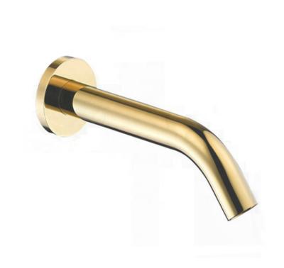 China Gold Taps Gold Handle Metered Metered Wall Mounted Single Handle Copper Water Faucet Bathroom Tub Faucet Can Be Factory Customized Wholesale for sale