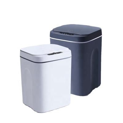 China Touchless Sensor Disposable Automatic Plastic Automatic Plastic Waste Bin Trash Can Waste Bins Trash Cans for sale