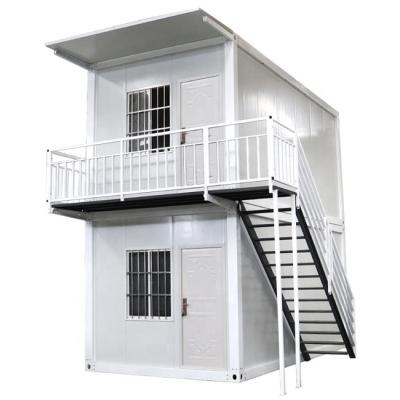 China Modern Sandwich Board Modern Cheap Movable Easy Install Prefab Container Living Houses For Parking Lot 20ft 40HQ Container Office Store House for sale