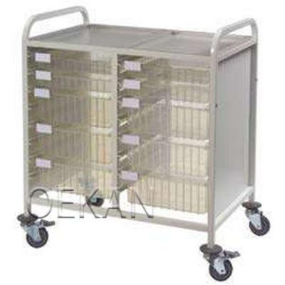 China Modern Hospital Food Cart Medical Treatment Nursing Service Mobile Patient Trolley for sale