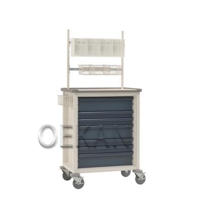 China Modern Multifunctional Hospital Anesthesia Trolley Cart Medical Treatment Nursing Trolley for sale