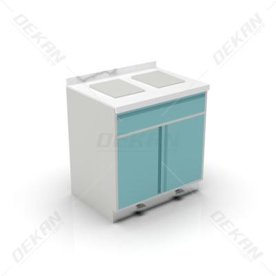 China Good Quality Contemporary Hospital Medicial Furniture Double Dust Bin for sale