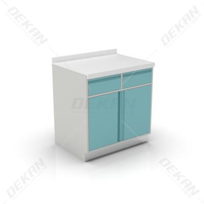 China Modern High Quality Hosptial Medicial Furniture Floor Cabinet With Double Doors And Double Drawers for sale