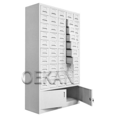 China Modern Hospital Chinese Medicine Storage Cabinet Multi-Drawer Hospital Pharmacy Cabinet With Locker for sale