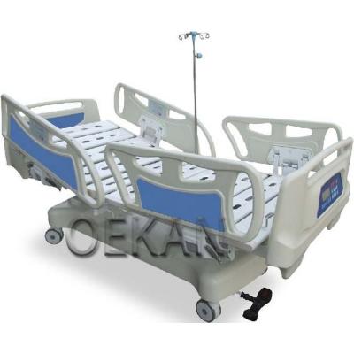 China Modern Plastic Hospital Furniture ABS ICU Electric Room Bed Medical Used Patient Bed 5 Functions for sale