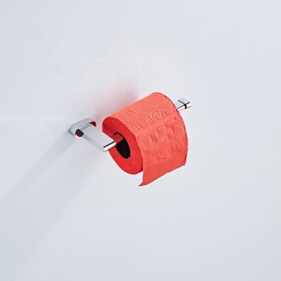 China 2021 Modern Chrome Brass Wall Drilling And Screwing Toilet Paper Roll Holders Stand for sale