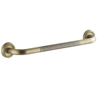 China Modern Classic Round Bronze Bathroom Wall Mounted Bathroom Brass Grab Bars for sale