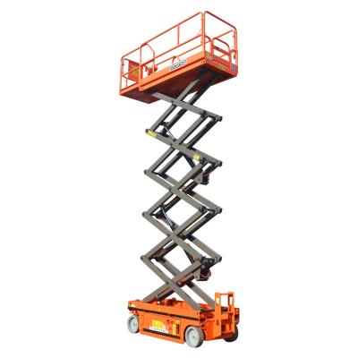 China Qiyun CE ISO Self-Propelled Hydraulic Scissor Lift Aerial Platform Used for warehouses à venda