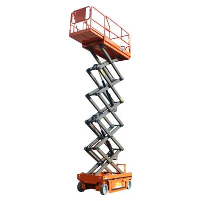 China Qiyun 4m 6m 10m Hydraulic Electric Aerial Working Platform Man Scissor Lift Self-Propelled Battery Power lift à venda