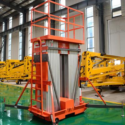 Cina Moveable Vertical Aluminum Lift Platform Hydraulic Electric Masts in vendita