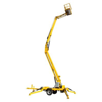 China Qiyun China Factory Hydraulic Boom Lift Spider One Man Lift Trailer Boom Lift Building Maintenance for sale