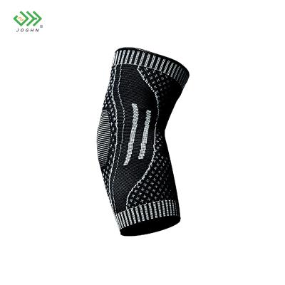 China Sports Workout Elastic Non Slip Fabric Strong Racing Professional Elbow Pads for sale