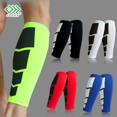 China Wholesale Color Variety Adult JOGHN Sports Compression Support Moderate Calf Shin Leg Sleeve for sale