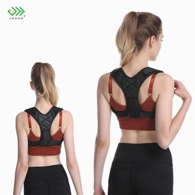 China Daily Life + Sports Back Posture Corrector Adjustable Shoulder Lumbar Brace Spine Support Belt Corset Adult Posture Correction Belt for sale