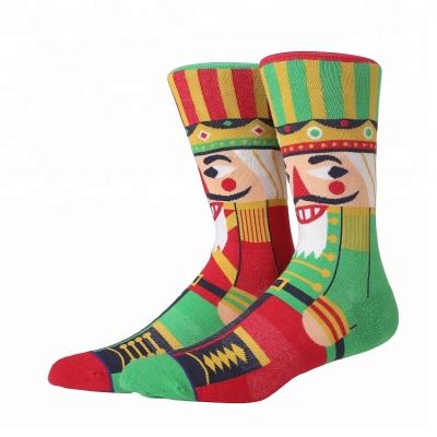 China Cotton Woven Cartoon Christmas Novelty Antibacterial Custom Combed Animal Socks for sale