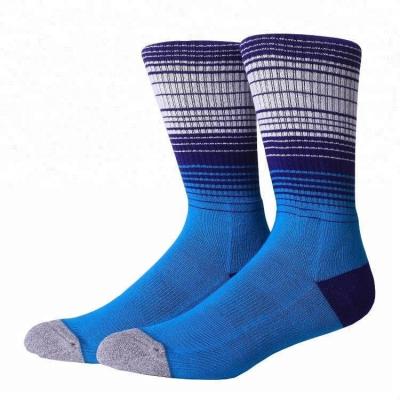 China China Wholesale Antibacterial Socks Factory Custom Elite Crew Basketball Socks for sale