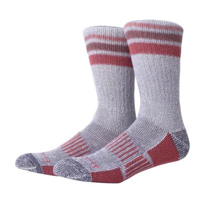 China Custom Winter Thick Warm Antibacterial Knit Wool Crew Socks for sale