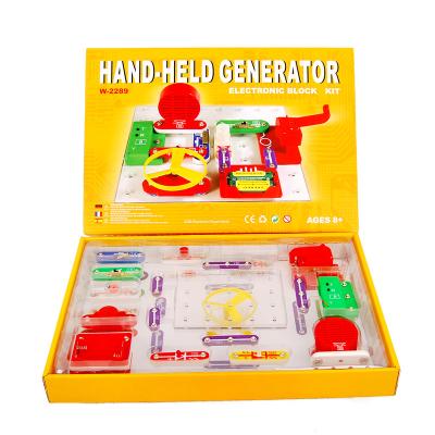 China DIY Toy STEM Funny Electronics Kit Education Physics Building Block Over 2200 Kinds Of Circuits Learning For Kids Age8+ for sale