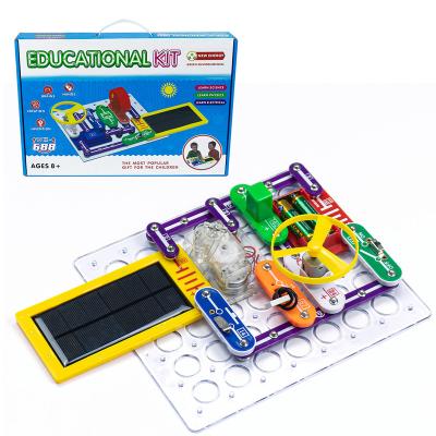 China Improve Child's Manual Ability Electronic Building Block For Kids 688 Circuits Phycial Kit Educational Science Kits DIY Toy Electronic Toys For Children for sale