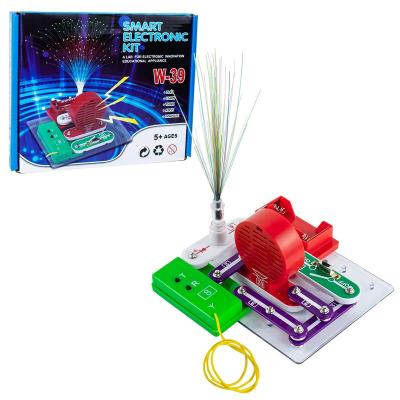 China Kids Study Electronic Circuit Learning Kit Assemble Physics Science Education Kits Set For Kids DIY STEM Building Block Age5+ for sale