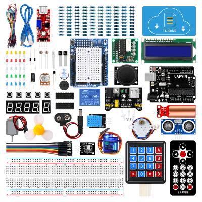 China LAFVIN Student Learning Customized DIY Learning Kit and R3 Kit with Super Initiator Instruction Project Compatible Kit for Student Arduinos Set for sale