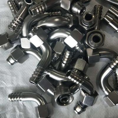 China Pipe Lines Plug In Wholesale Price Double-end Connection Full-threaded Carbon Steel Pipe Swivel Connector for sale