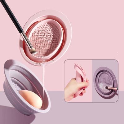 China Make up brush cleaning pad silicone make up brush cleaning pad makeup tools remover 51412 for sale