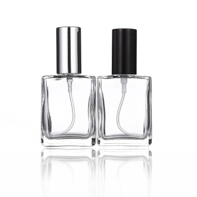 China Wholesale Frasco De Perfume Cosmetic 15ml Scam Feromonas Square Shape Small Glass Perfume Flat Spray Bottle Frasc Cosmetic Packagingo for sale