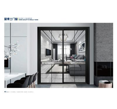 China Modern Punchless Installation Aluminum Alloy Sliding Door For Bedroom for sale