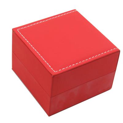 China Three Color Luxury Soft Feeling Leather Jewelry Package Bracelet Watch Gift Box Case en venta