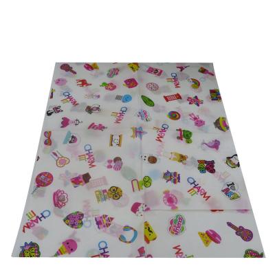 中国 Greaseproof Gift Apparel Wrapping Color Print Fabric Tracing Paper 販売のため