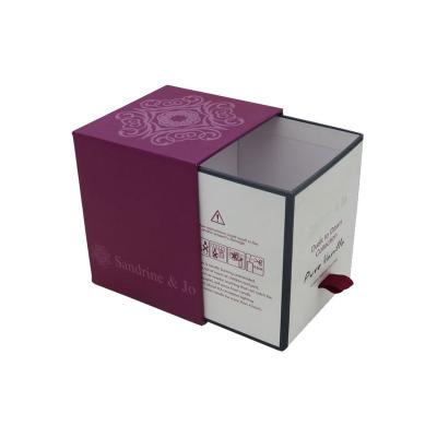 China Recyclable Custom Logo Printing Rigid Paper Packaging Box For Nail And Candle With EVA Insert Te koop