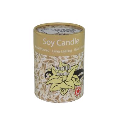 China Recyclable Wholesale Eco - Friendly Handmade Newspaper Delivery Tour Box Tube For Candle Candle Packaging Te koop