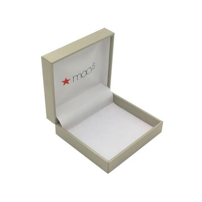 China Plastic Paper Box With Pillow Insert For Large Bracelet Jewelry Boxes For Packaging for sale